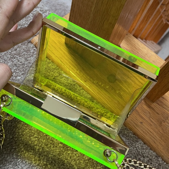Neon clear box purse - Picture 2 of 2